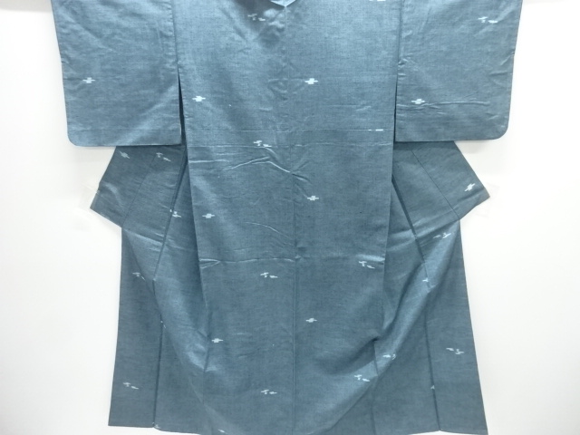 JAPANESE KIMONO / ANTIQUE KIMONO / SILK / TSUMUGI / WOVEN MIST